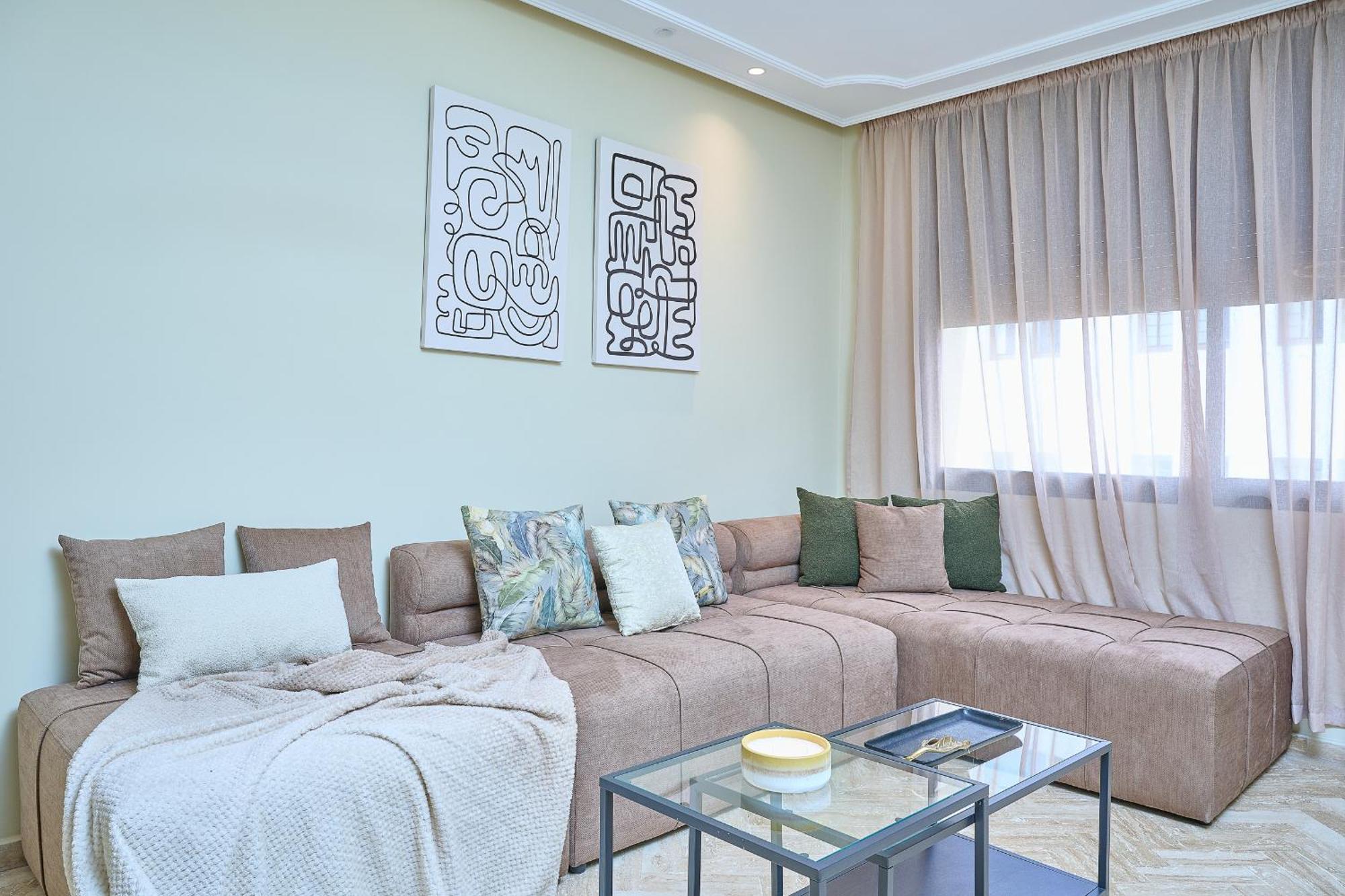 Apartament Cozy Apart 2BR + Parking- FastWIFI- 3MN WALK MALL Rabat Zewnętrze zdjęcie